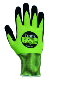 Size 10 TG5130-10 GREEN Hot Surface Contact Traffi Glove - Cut Level D